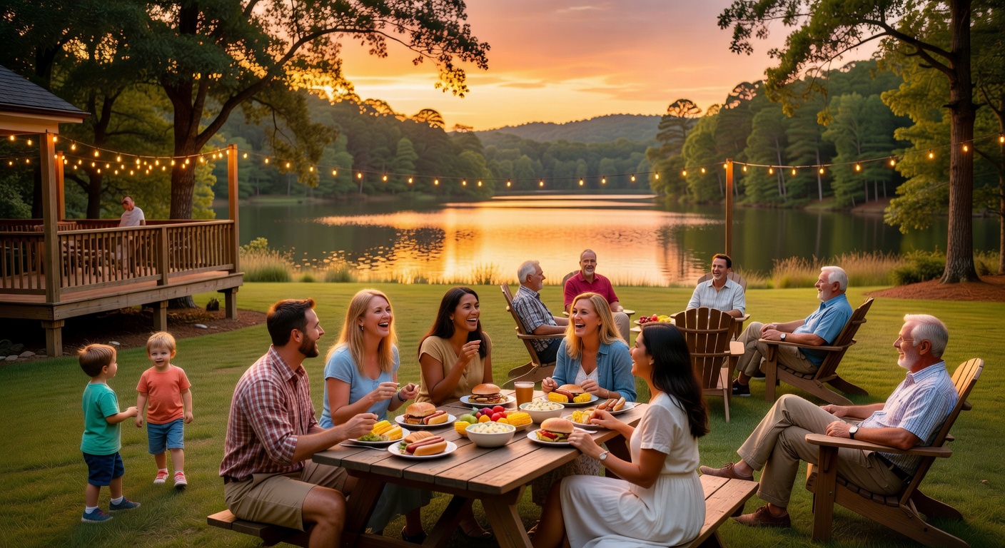 Community gathering and celebration in Upstate South Carolina