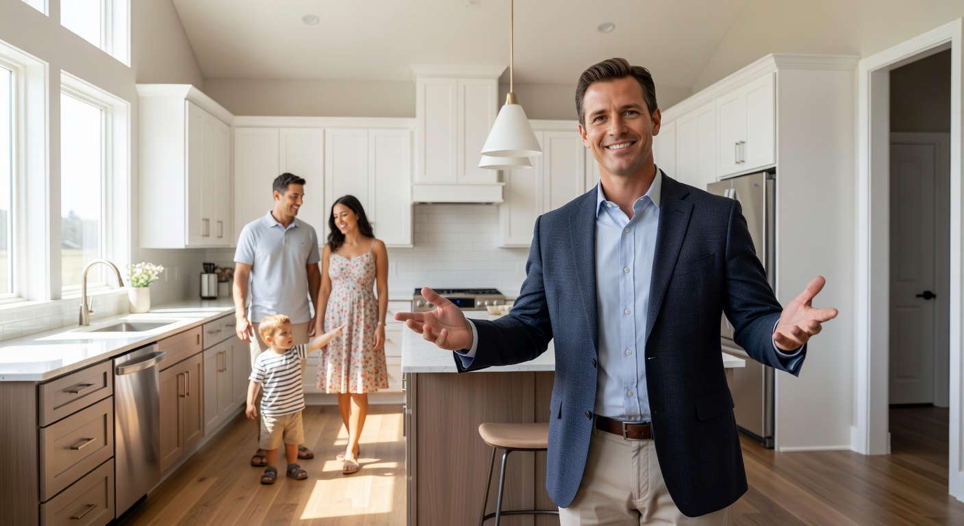 Bryan helping a family find their dream home in South Carolina
